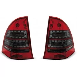 Fanali posteriori a LED per Mercedes Classe C W203 Estate Rosso fumé