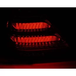 Dynamiska LED-bakljus för Mercedes C-klass 2000-2004 - Rökta