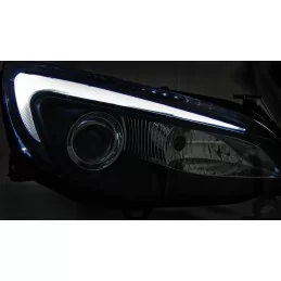 Fari tubolari a LED per Opel Astra J 2010-2015 - Nero