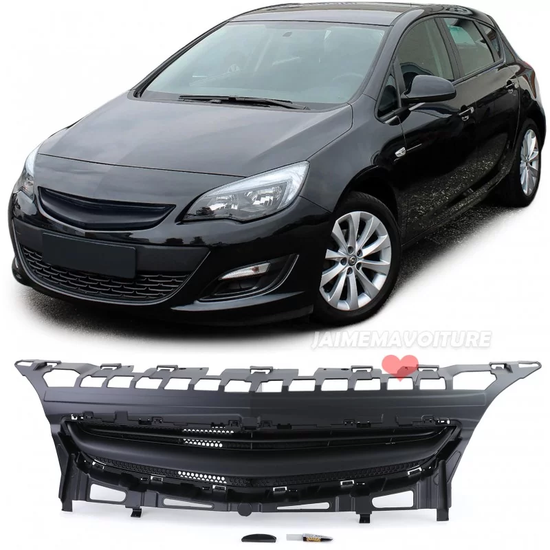 Calandre noire pour Opel Astra J 2012 2013 2014 et 2015