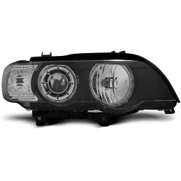 Fari anteriori Angel eyes per BMW X5 xenon 1999-2003