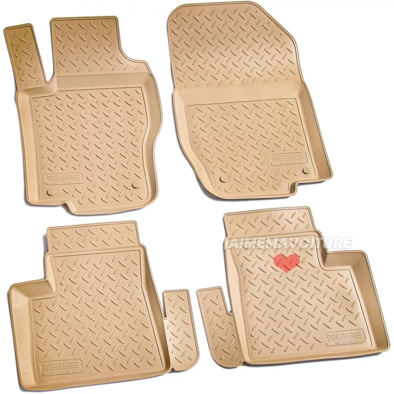 Gummimattor till BMW X5 E53 - Beige