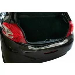 Seuil de chargement protection chrome alu pour Peugeot 208