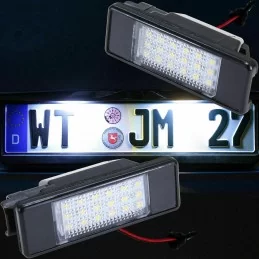 Led plaque immatriculation pour Citroen C2 C3 C5