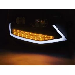 Schwarze Led LED-Frontscheinwerfer für VW T6 2015-2019