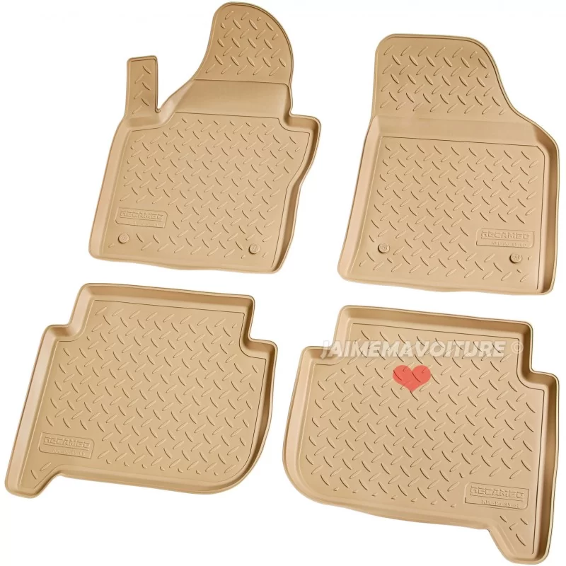 Tappeto beige per Volkswagen Touran 2003-2015