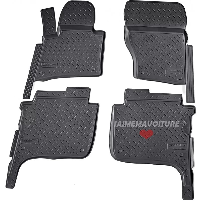 Tapis caoutchouc pour Porsche Cayenne II (92A) (10-)