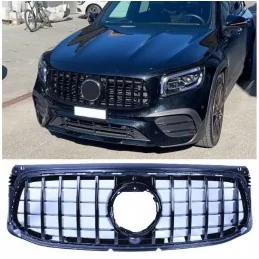 Svart GT Panamericana-grill till Mercedes GLB AMG