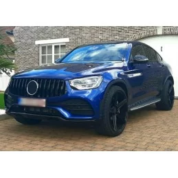 Panamericana-grill Mercedes GLC 2019-2024 AMG - Svart