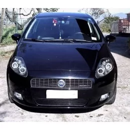 Strålkastare med änglaljus Fiat Grande Punto