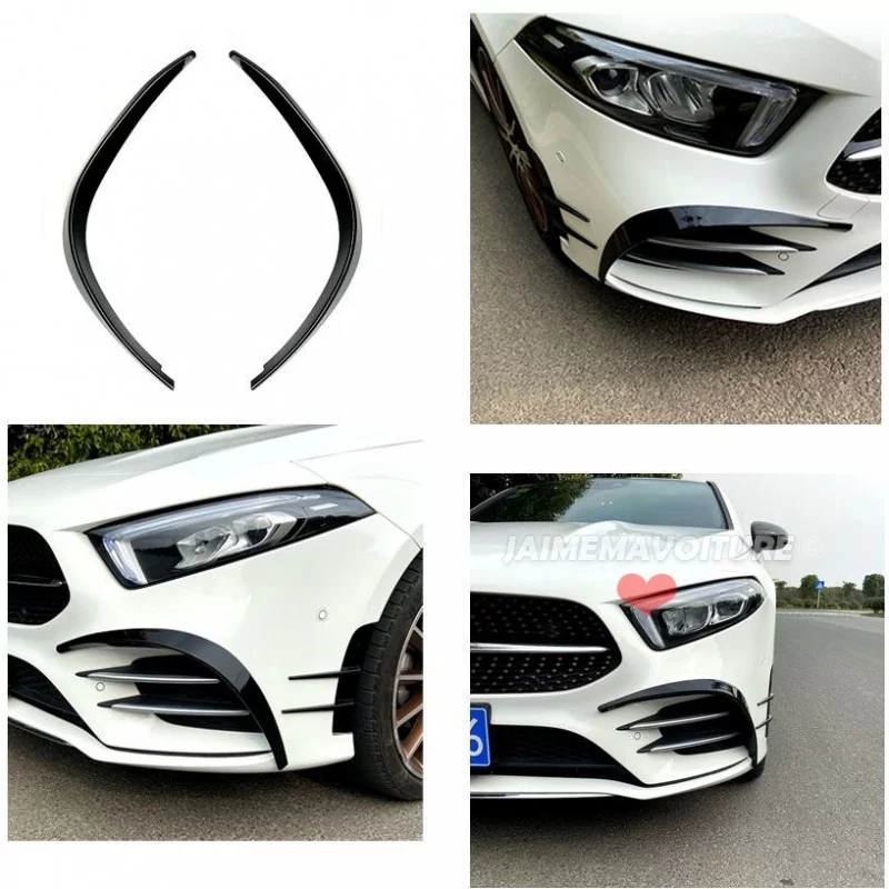 Pair of additions for front bumper Mercedes A-class W177