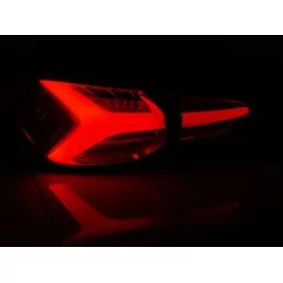 Phares arrières led pour Ford Focus MK4 - Rouge blanc