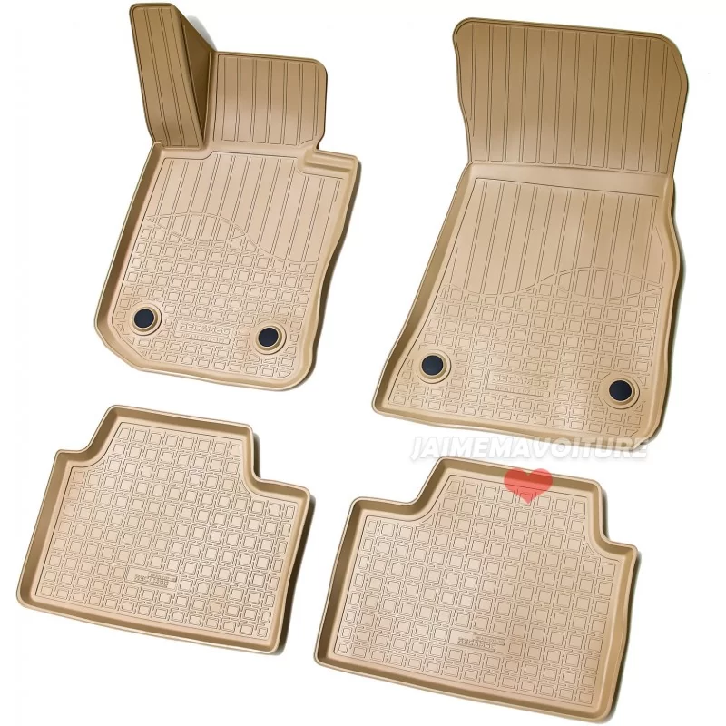 Gummimattor till BMW 3-serie G20 G21 - Beige