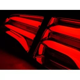 Taillights tube led for Seat Ibiza 6J - red white