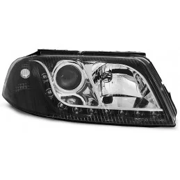 Phares avants led noir pour VW Passat 3BG 2000-2005