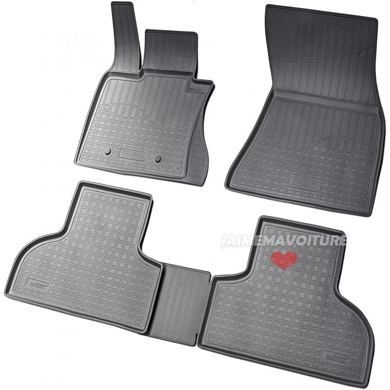 Kit di 4 tappetini in gomma 3D per BMW X5 2013-2018