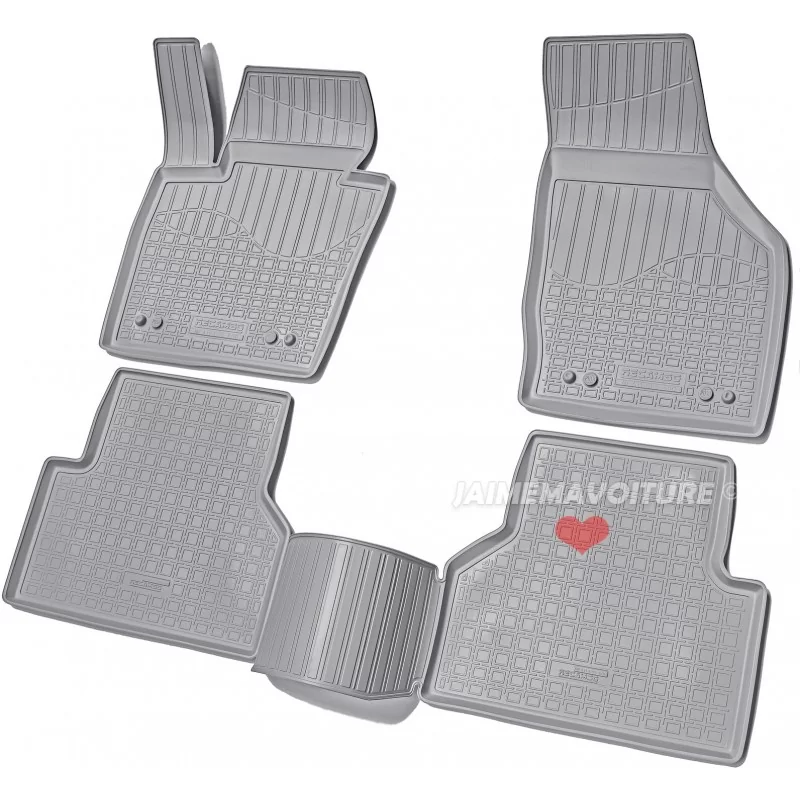 Alfombrillas de goma para Audi Q3 2011-2018