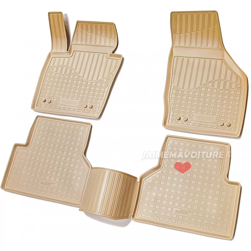 Tapis beige pour Audi Q3 2011-2018