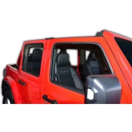 Déflecteurs avants arrières pour Jeep Wrangler JL IV 2019 2020 2021 2022 