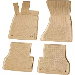 Tapis beige pour Audi A6 C7 4G 2011-2018