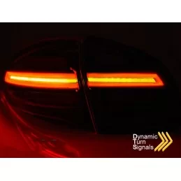 Luci posteriori dinamiche a LED per Porsche Cayenne 2 2010-2015 - Rosso Bianco