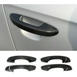 4 dörrhandtagsskydd i kolfiberutseende för VW GOLF 7 - 5P