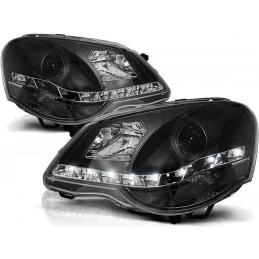 VW Polo 9N3 LED koplampen zwart tuning