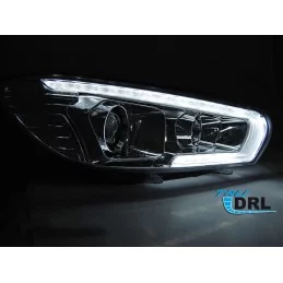 Xenon led headlights for Scirocco - Chrome