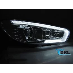 LED-strålkastare för VW Scirocco 2014-2017 - Svart