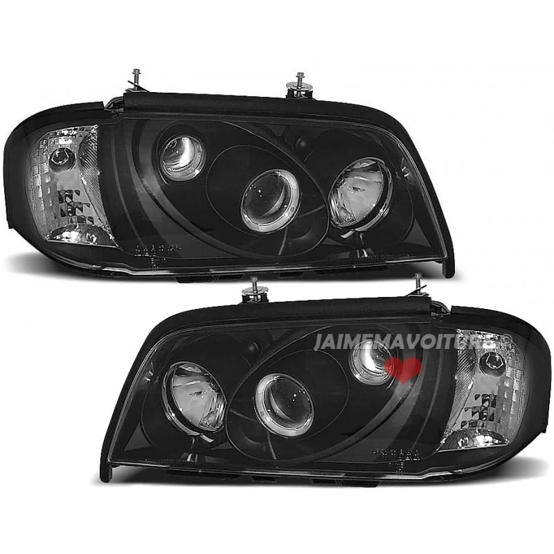 Front headlights for Mercedes class C W202 black