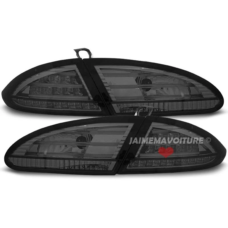 Fanali posteriori a LED per Seat Leon crystal smoked black