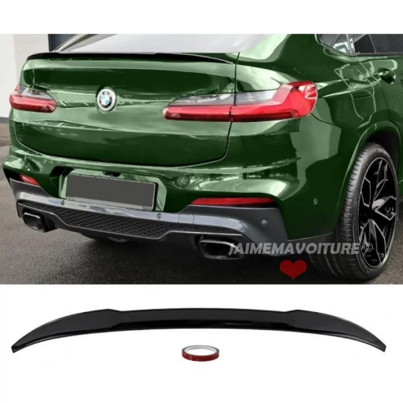 För BMW X4 G02 svart M Performance spoiler