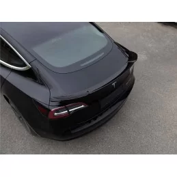 Tesla Model 3: Glansig svart sportspoiler läppspoiler