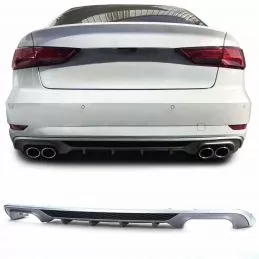 Valence diffuser for Audi A3 Saloon 2016-2018 - Look S5