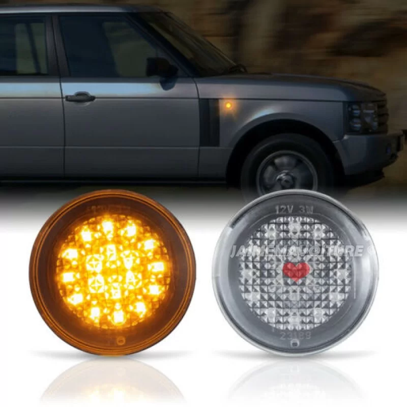 LED-blinkers för Range Rover L322 2002-2012 - Vit