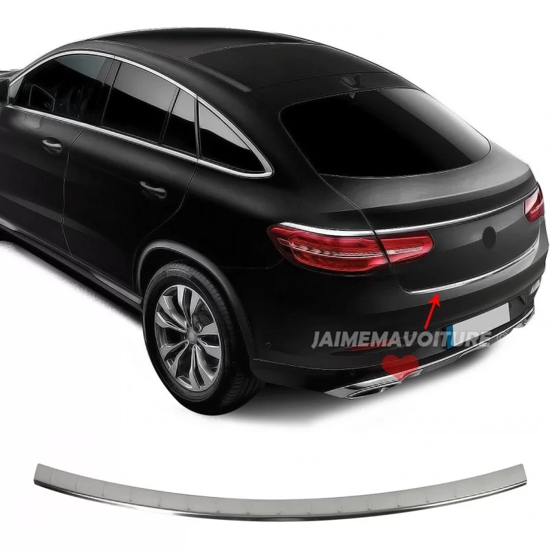 Bakre stötfångarskydd krom aluminium Mercedes GLE COUPE C292 2015-2018