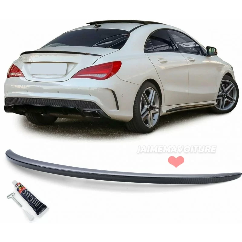 Spoiler per Mercedes CLA 2012-2019 C117 - Nero carbone