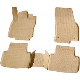 Tapis beige pour VW Tiguan 2016 2017 2018 2019 2020 2021 2022