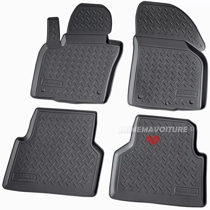 Teppich für VW Tiguan 2007-2016 - 3D schwarz