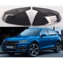 Calotte degli specchietti retrovisori neri in look sportivo per Audi Q7 / Q5