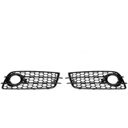 Grilles de feux antibrouillard pour AUDI A4 B8 S4 S-LINE 2008-2012 - Noire