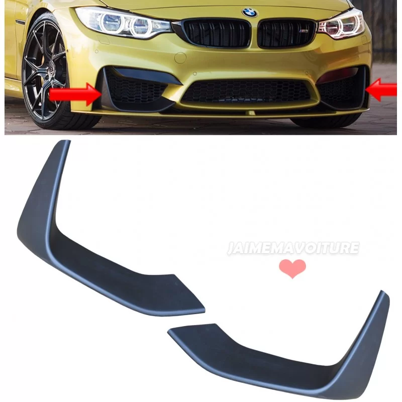 Främre stötfångarsplitter för BMW M3 F80, M4 F82, M4 F83 2014 2015 2016 2017 2018 2019