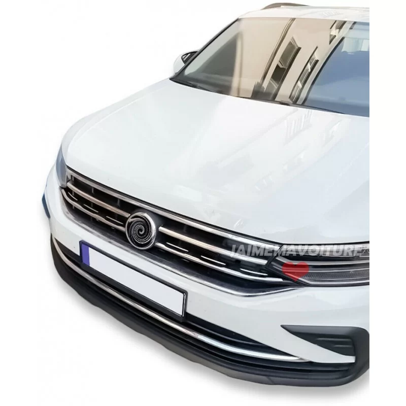 Grille baguette chrome alu Tiguan II Allspace 2020 2021 2022 2023