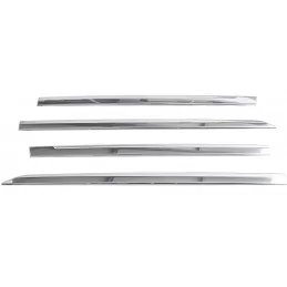 Jeu de baguettes de portes alu chrome pour VW Tiguan II