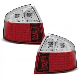 LED achterlichten voor Audi A4 8E - Rood wit