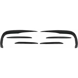 svartlackerad aerotilläggssats för Mercedes W213 / C238
