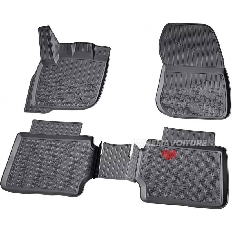 Tappetini in gomma 3D per Ford Mondeo V Hatchback 2014-2021 Jaimemavoiturercb 1 - Jaimemavoiture.fr 