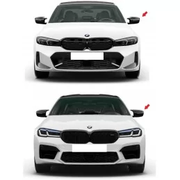 Spegelkåpor i svart M5-look till BMW 5-serie F10 F11 2010-2013