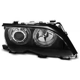 Feux avants angel eyes LED pour BMW Série 3 E46 2001-2005