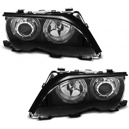 Luci anteriori angel eyes a LED per BMW Serie 3 E46 2001-2005